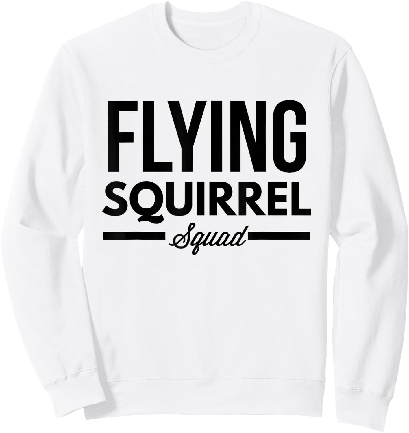 Flying Squirrel Squad Sweatshirt - Sweatshirt | White