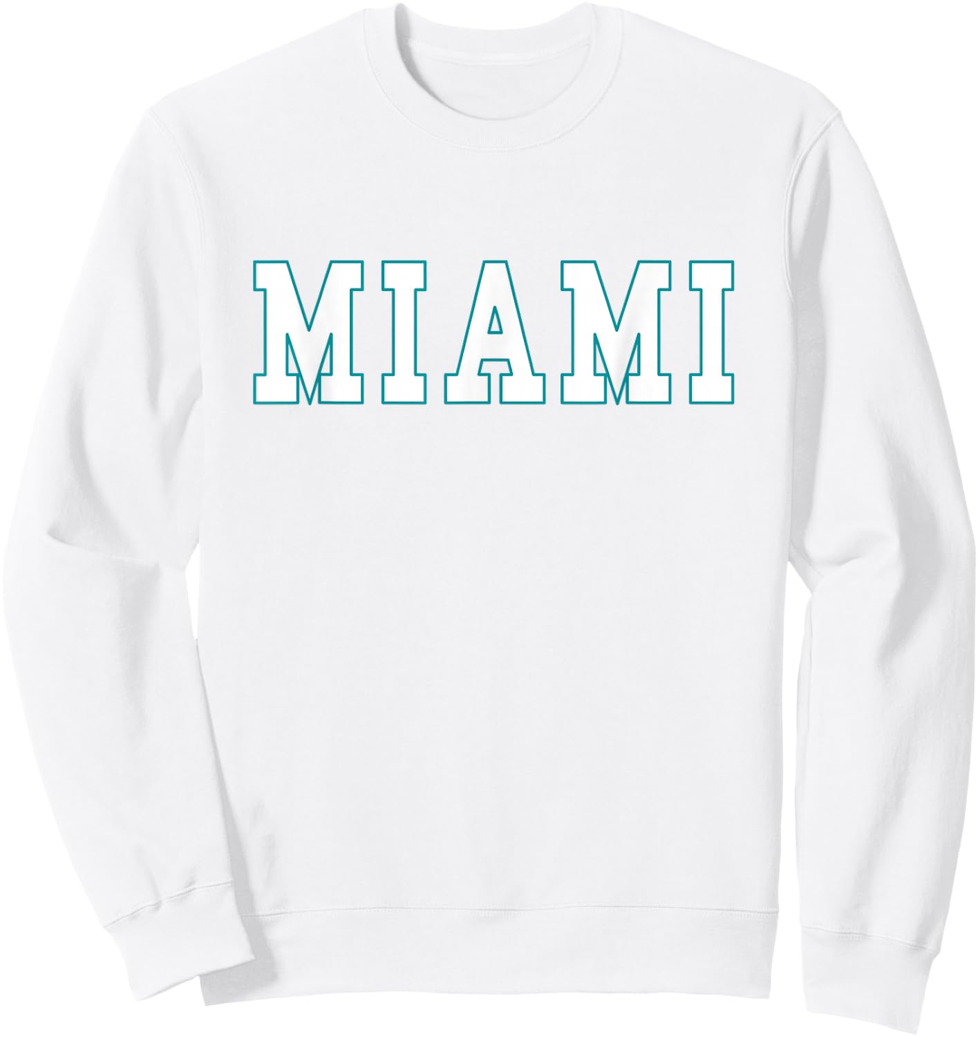 Miami - Throwback Design - Classic Sweatshirt - Sweatshirt | White