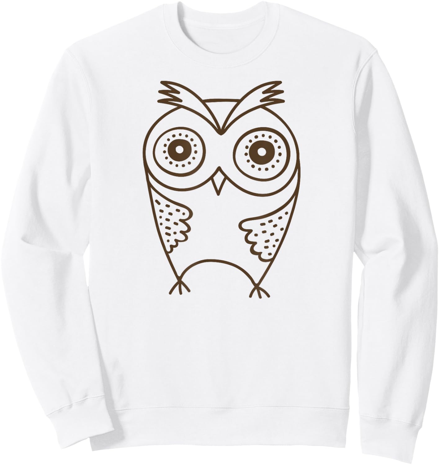 Owl , Cute Owl Gifts for Birthday Sweatshirt - Sweatshirt | White