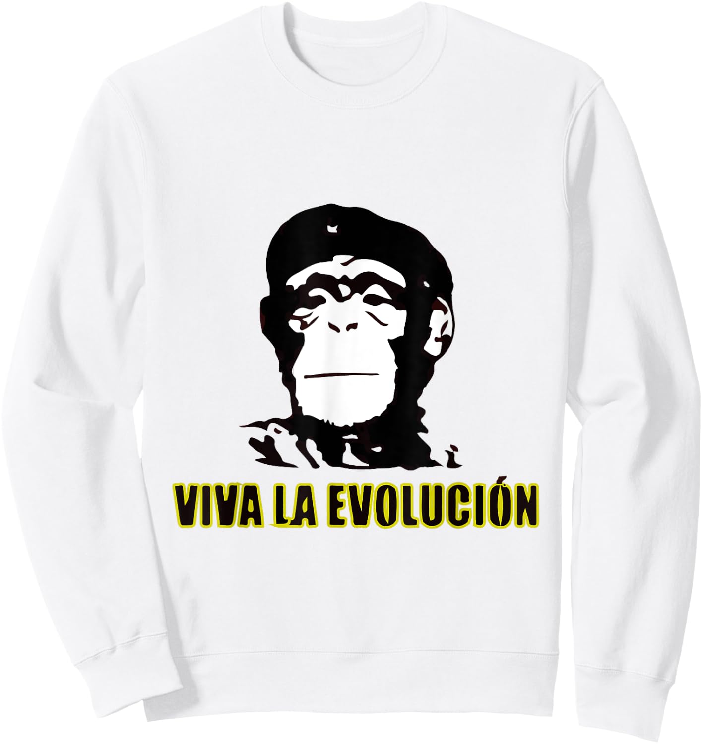 Viva La Evolucion Sweatshirt - Sweatshirt | White