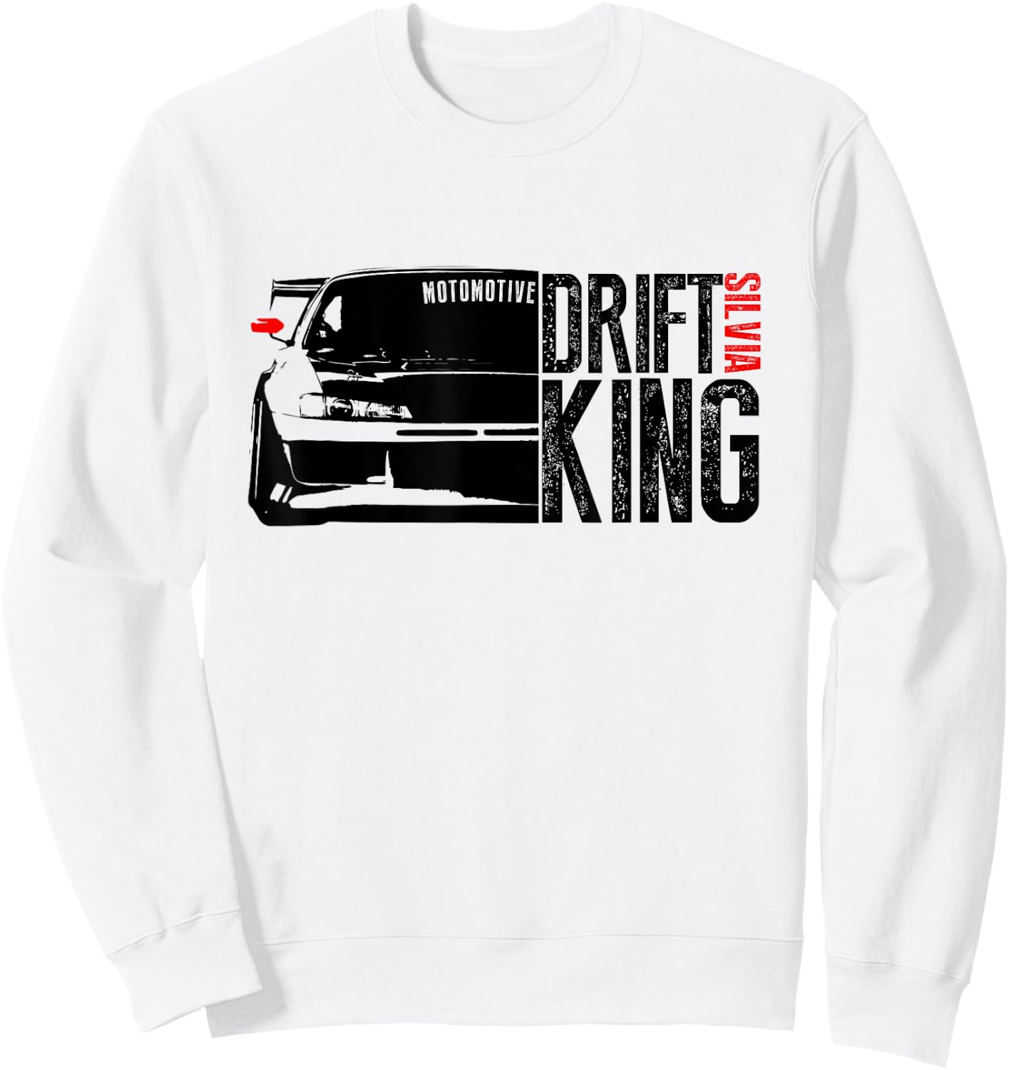 Drift Car T Shirt, Drifting T shirts Sweatshirt - Sweatshirt | White