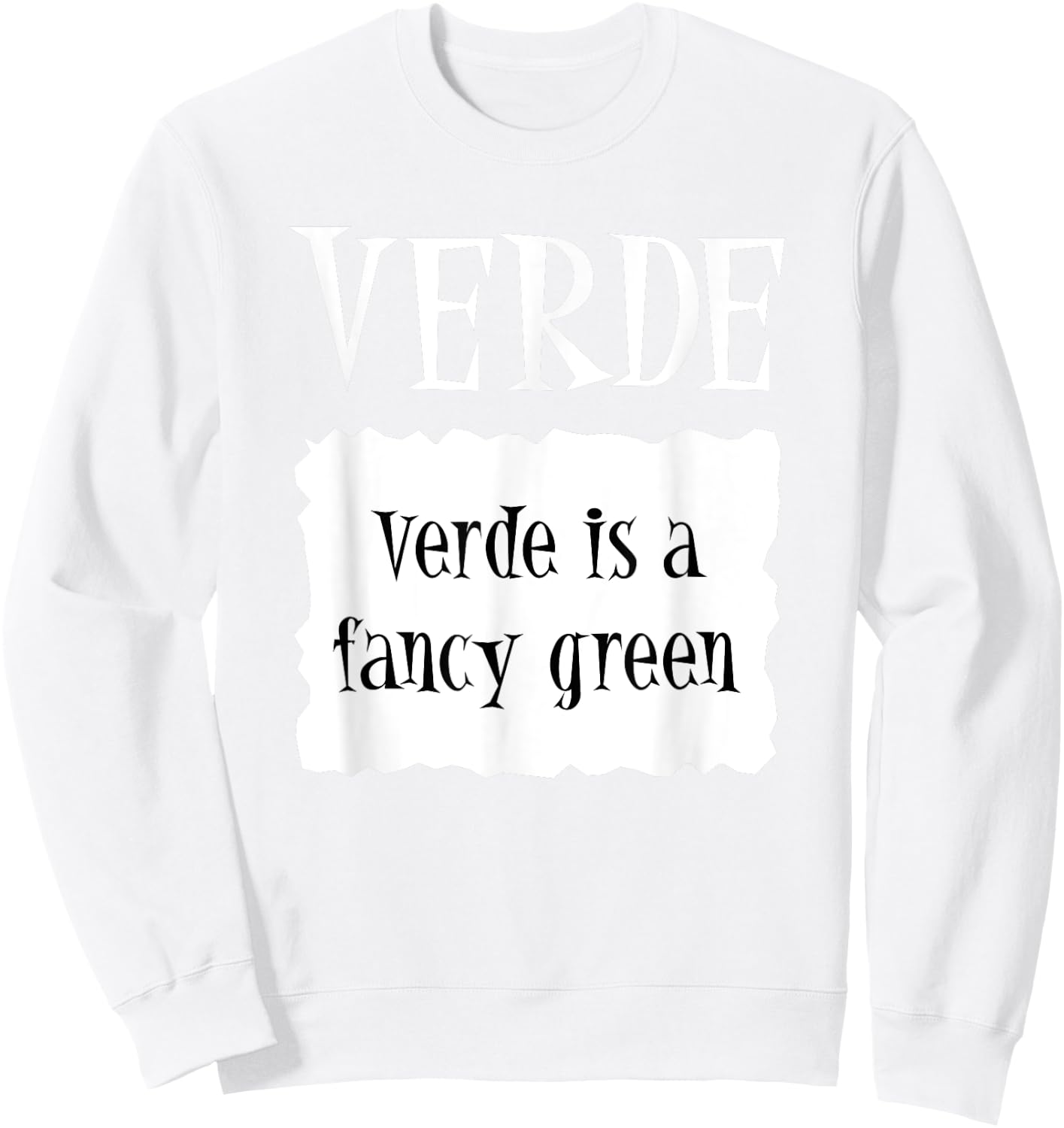 VERDE - Hot Packet Halloween Taco Costume Sweatshirt - Sweatshirt | White