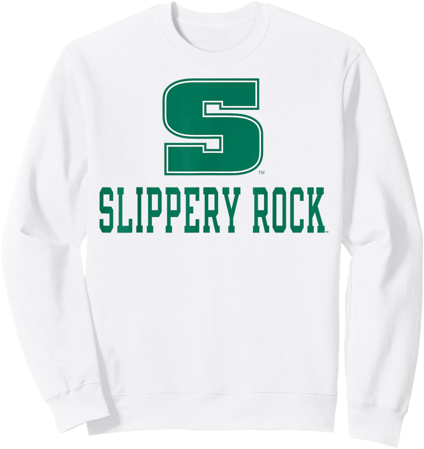 Slippery Rock The Rock Sportsmanship Gray Sweatshirt - Sweatshirt | White