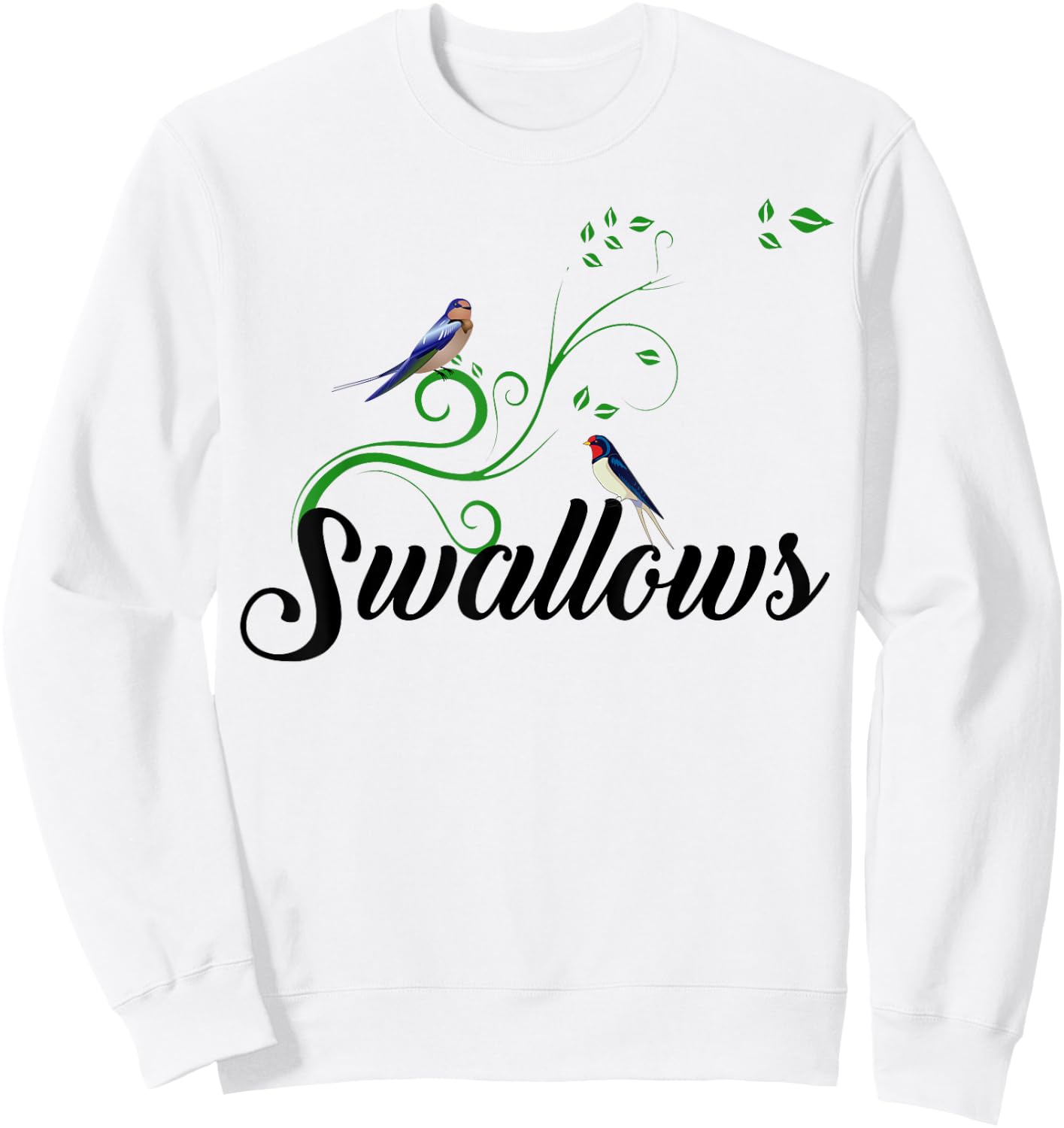 SWALLOWS or SPITS? Cute Funny Inappropriate Suggestive Sweatshirt - Sweatshirt | White