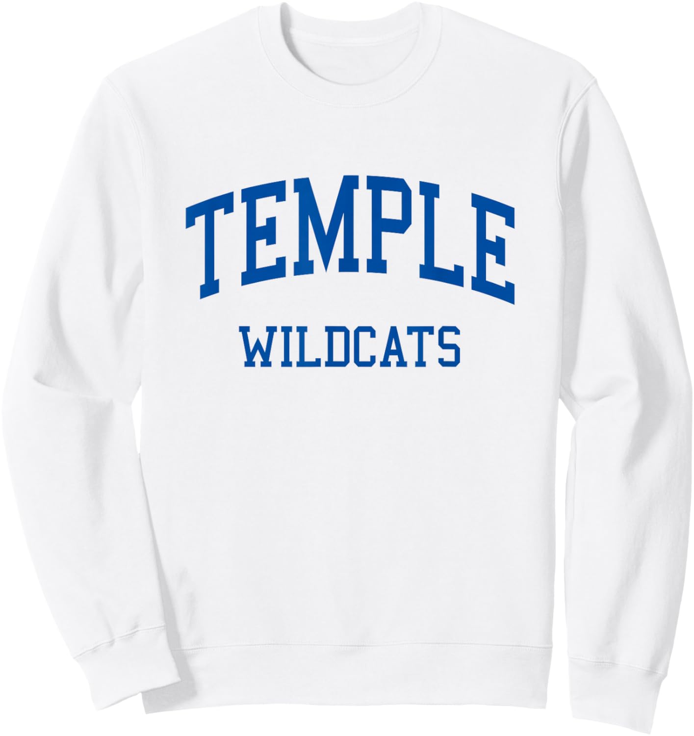 Temple High School HS Temple TX Retro Sweatshirt - Sweatshirt | White