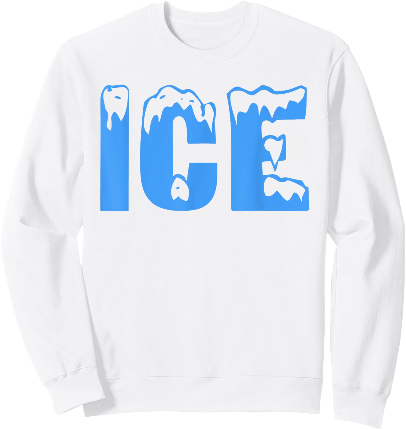 Ice Ice and Baby Family Funny Halloween Costume Couples Sweatshirt - Sweatshirt | White
