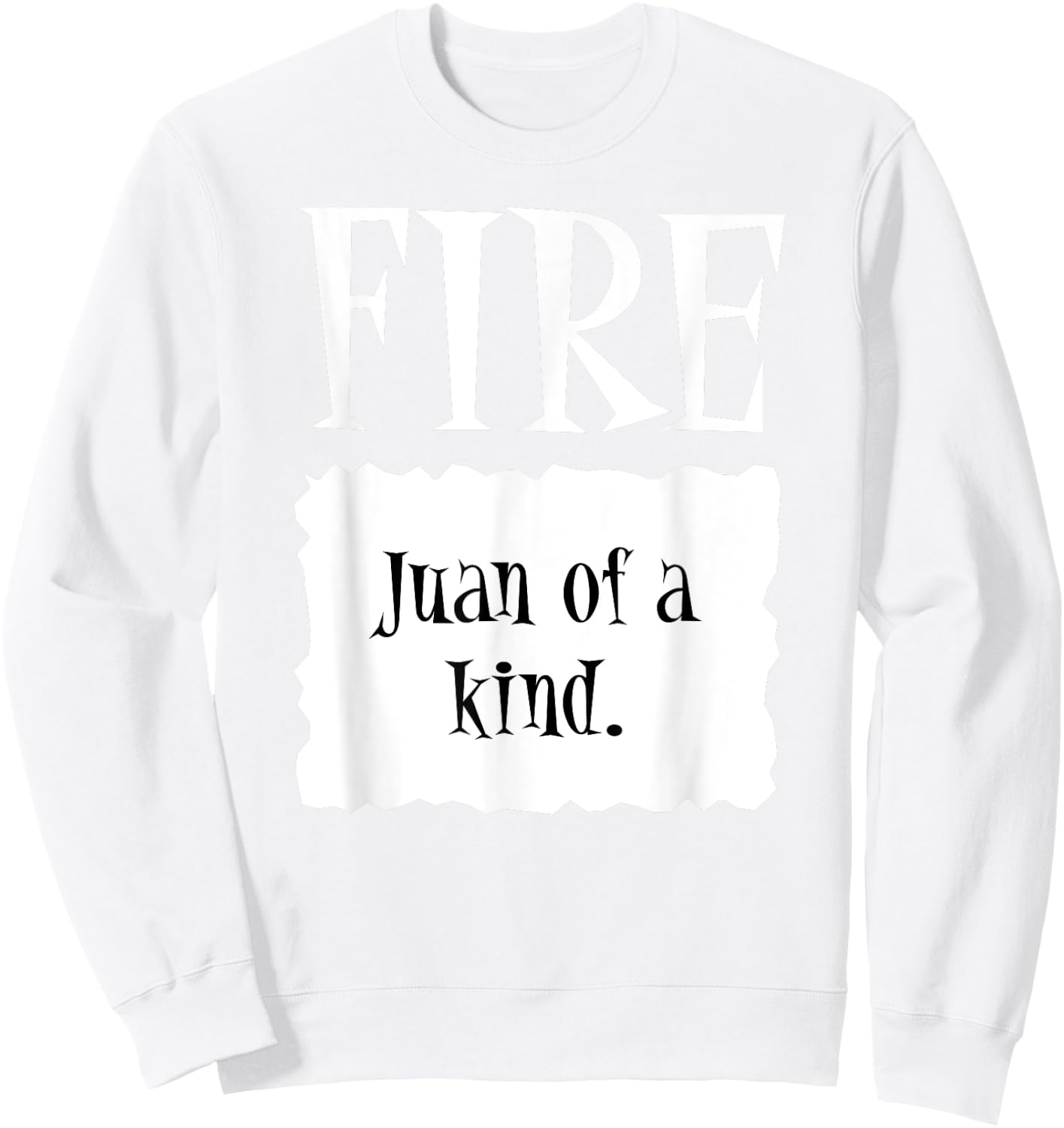 FIRE - Hot Packet Halloween Taco Costume Sweatshirt - Sweatshirt | White