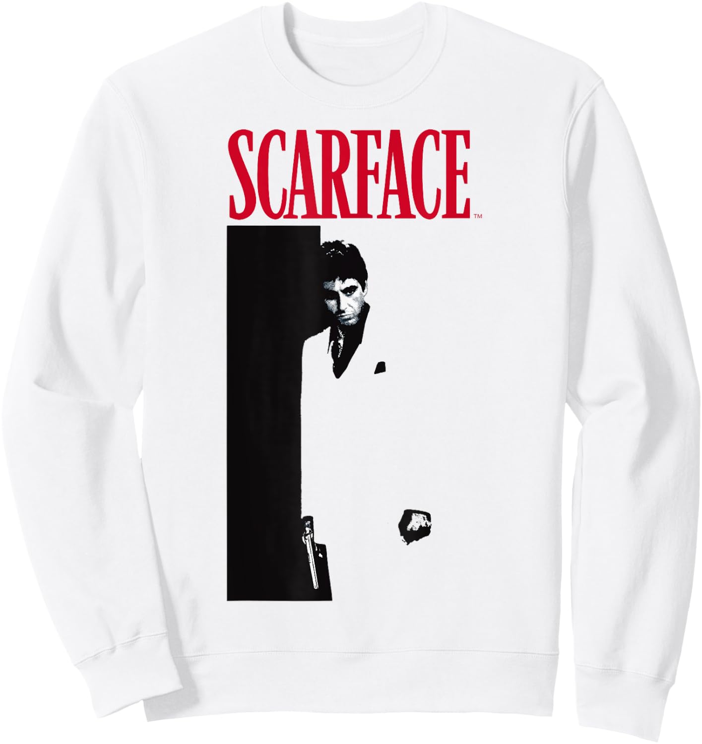 Scarface Original Movie Poster Sweatshirt - Sweatshirt | White