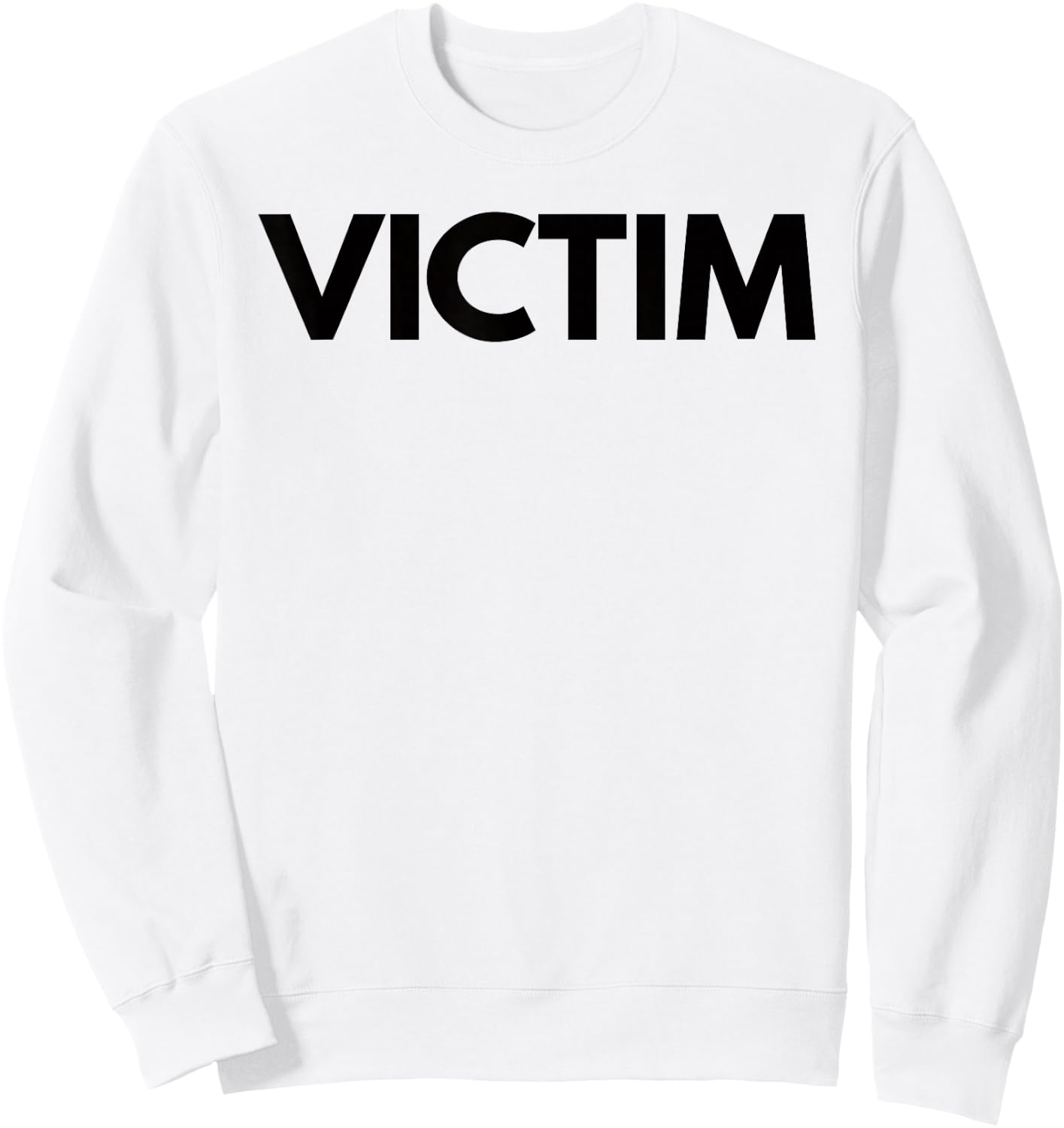 Victim T Shirt Shirt Sweatshirt - Sweatshirt | White