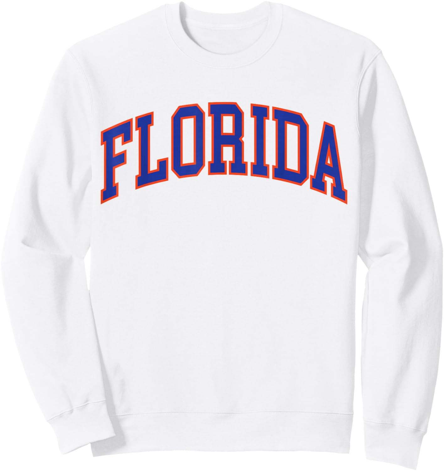 Vintage Florida Men Florida Women Retro Orange Sweatshirt - Sweatshirt | White