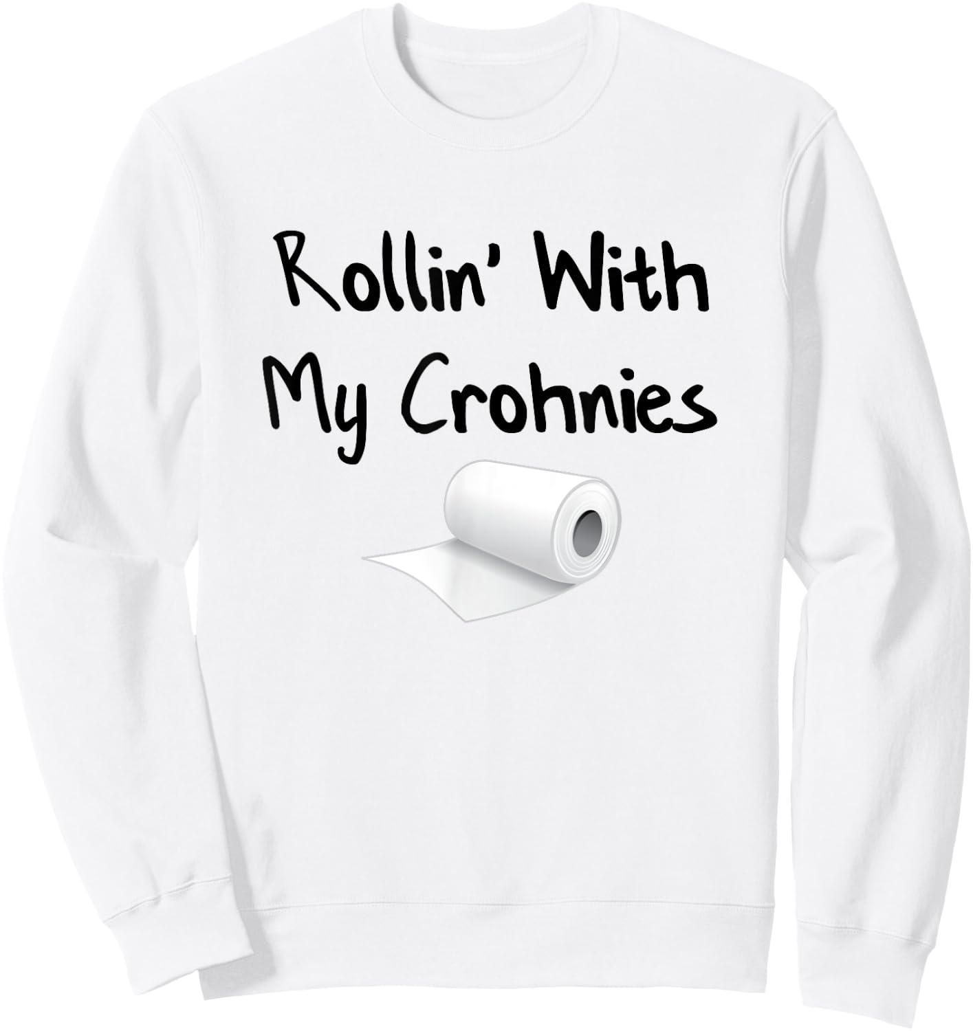 Colon Cancer and Crohn's Disease Awareness Shirts Sweatshirt - Sweatshirt | White