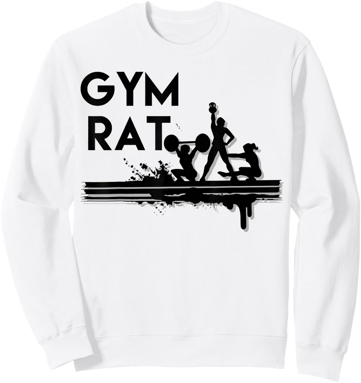 Gym Rat Sweatshirt - Sweatshirt | White
