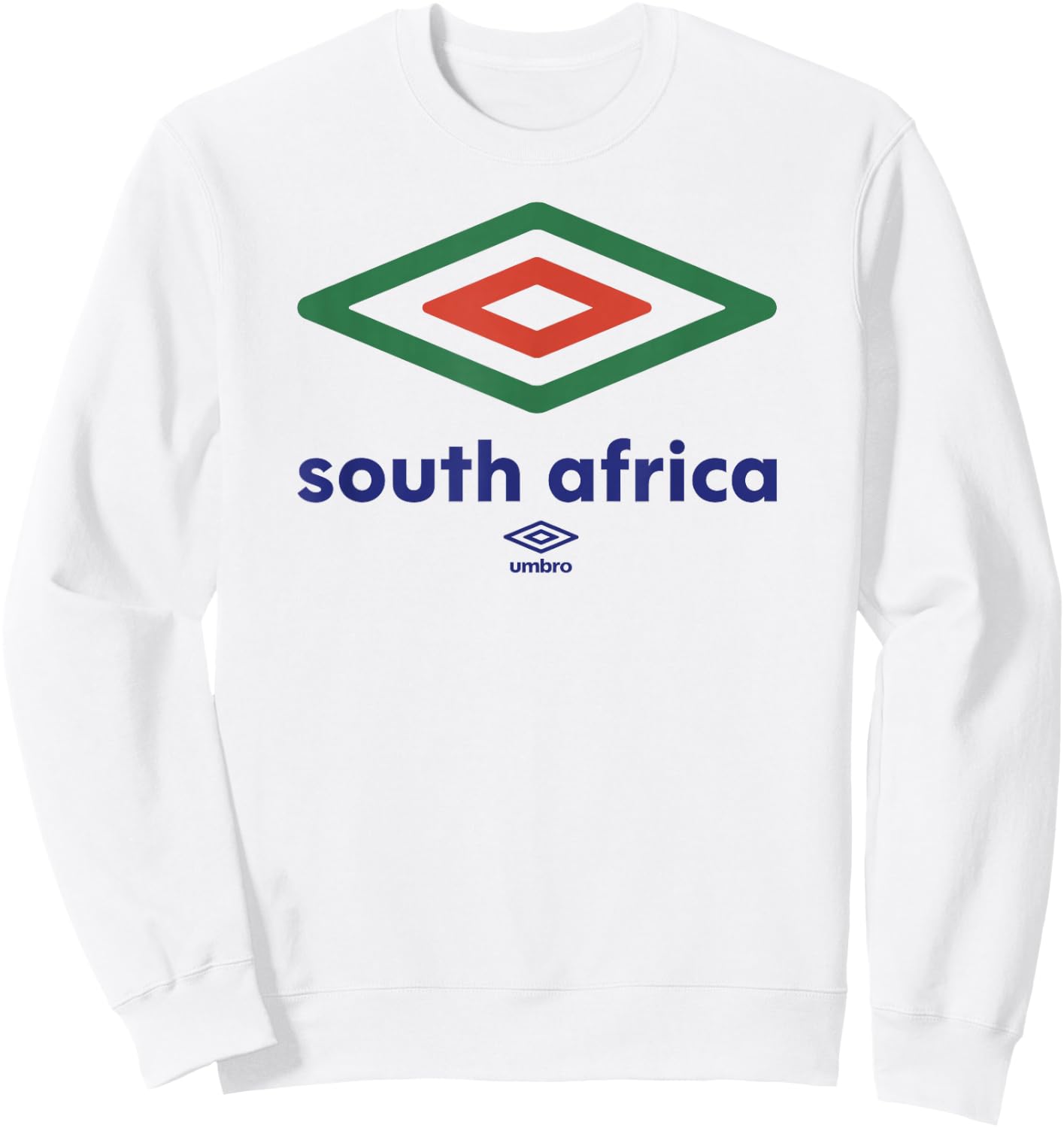 Umbro International Soccer Diamond South Africa Logo Sweatshirt - Sweatshirt | White