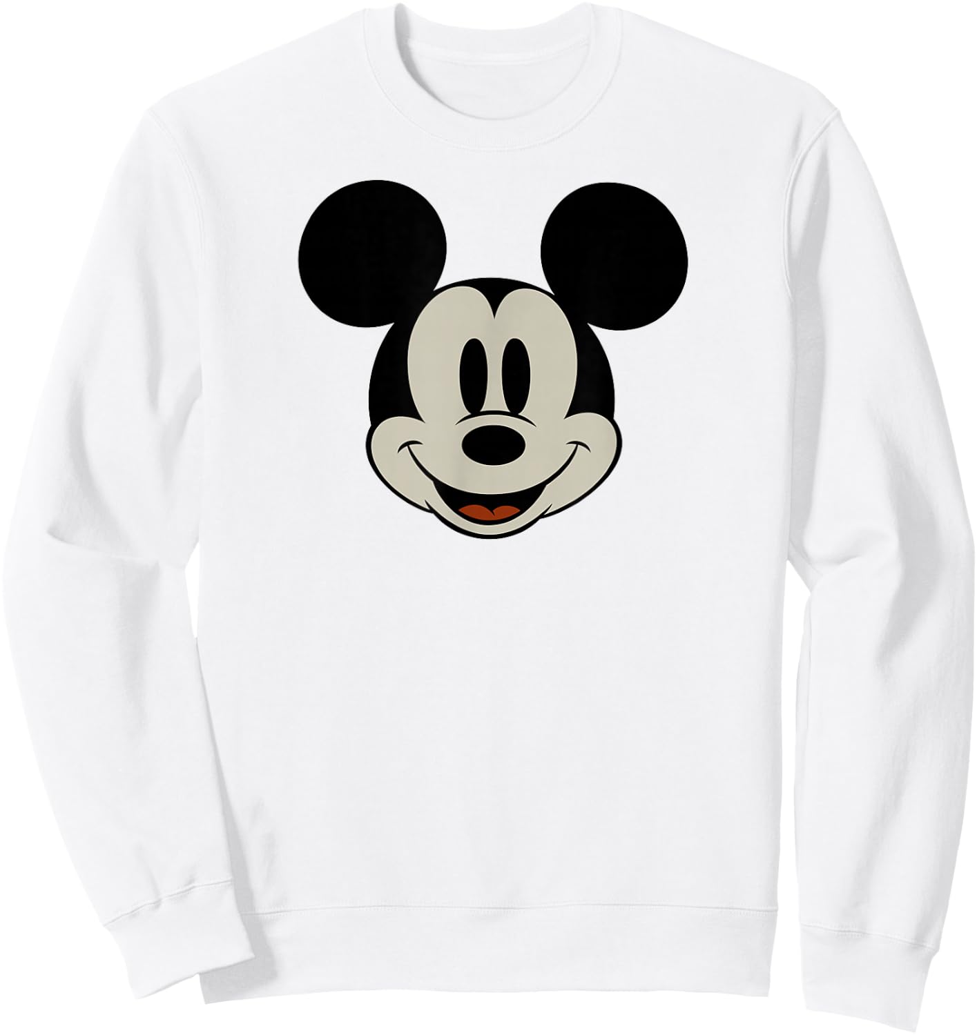 Disney - Mickey Mouse Face Sweatshirt - Sweatshirt | White