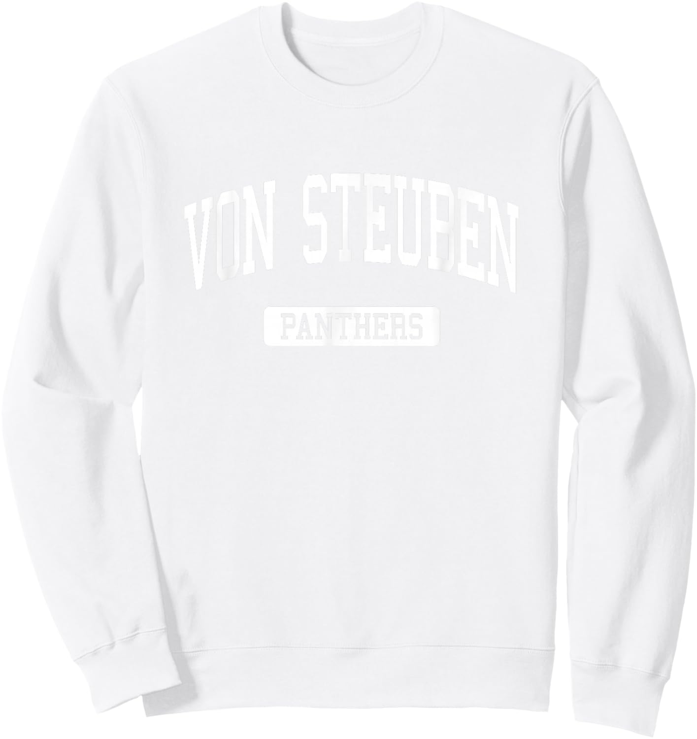 Von Steuben High School HS Chicago IL Varsity Sports Sweatshirt - Sweatshirt | White