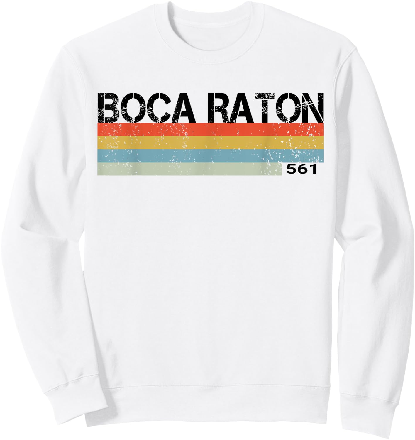 Boca Raton Sweatshirt - Sweatshirt | White