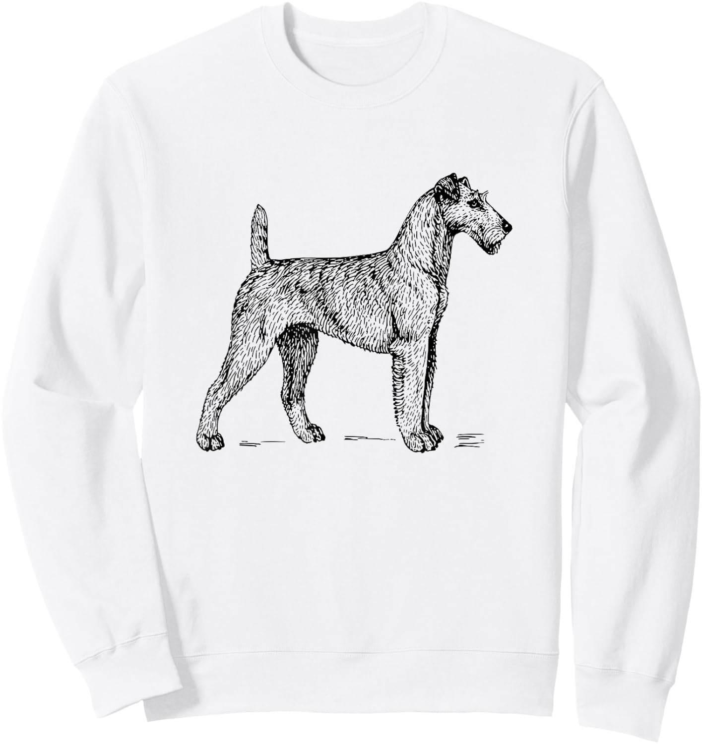 Vintage Irish Terrier Sweatshirt - Sweatshirt | White