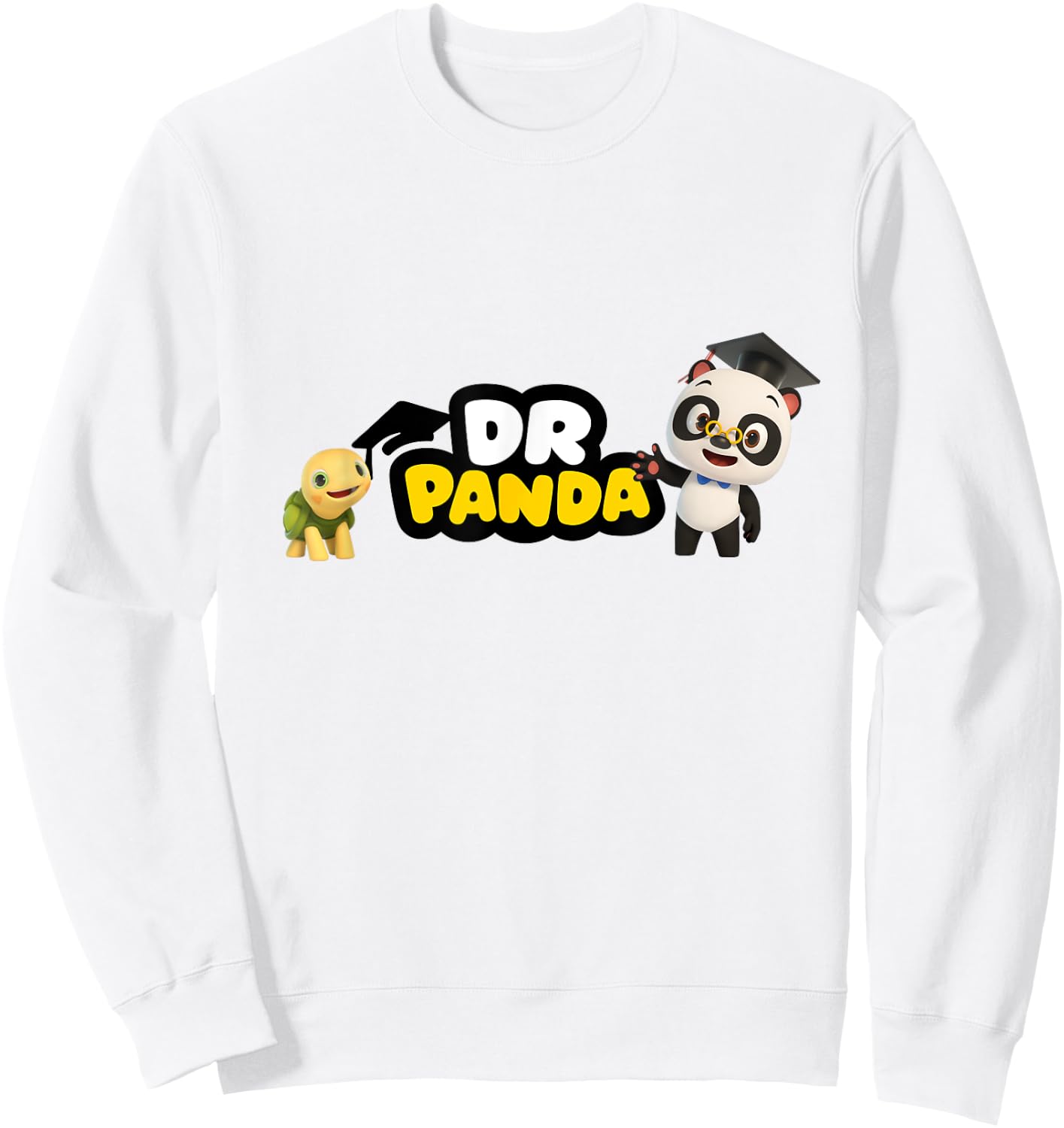 Dr. Panda & Toto Logo Official Sweatshirt - Sweatshirt | White