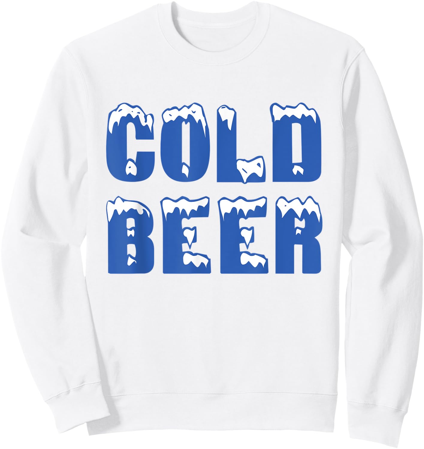Cold Beer Sweatshirt - Sweatshirt | White