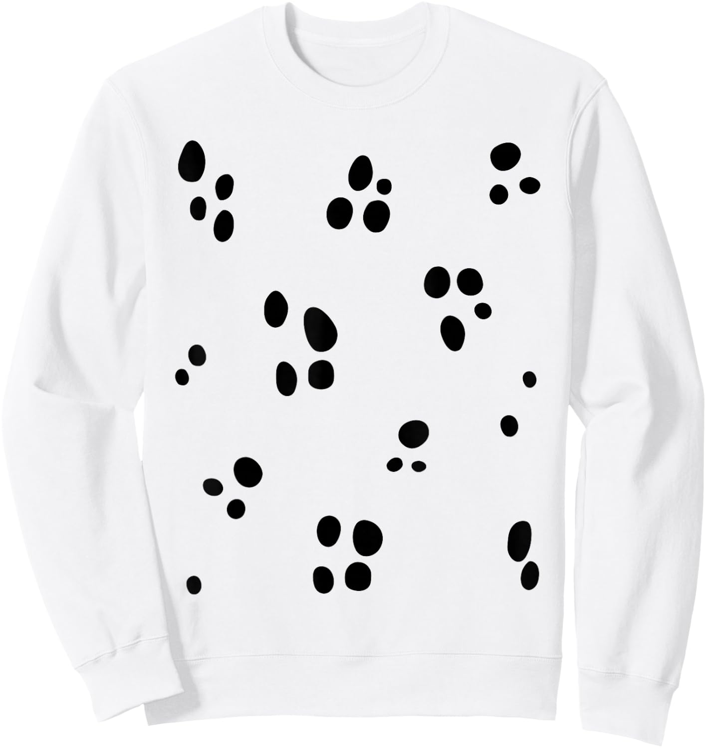 Dalmatian Dog Costume Shirt Kids Animal Funny Halloween Sweatshirt - Sweatshirt | White