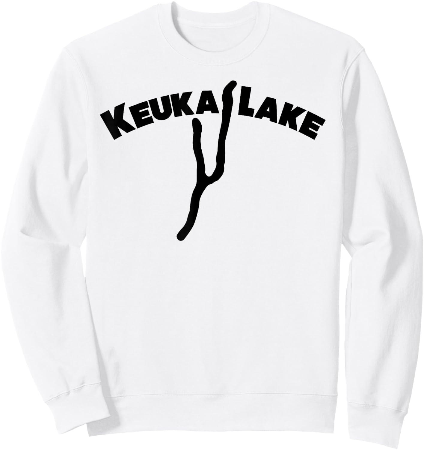 Keuka Lake Upstate NY- Finger Lakes Gifts Sweatshirt - Sweatshirt | White