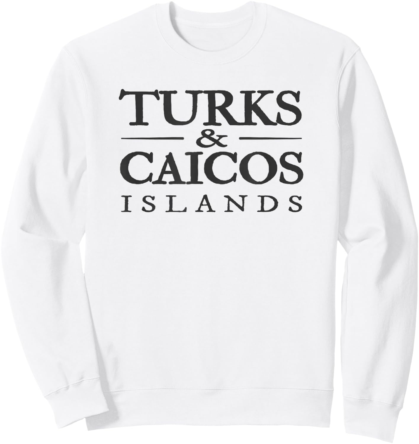Vintage Turks and Caicos Islands Vacation Souvenir Men Women Sweatshirt - Sweatshirt | White