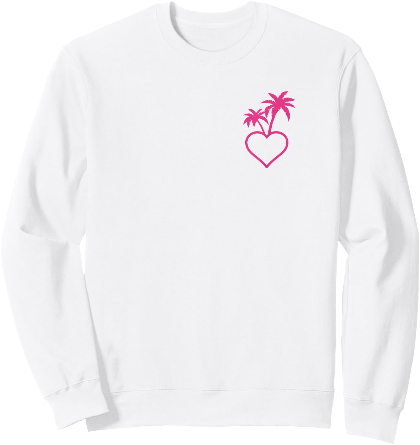 Official Island Heart Love Island Sweatshirt - Sweatshirt | White