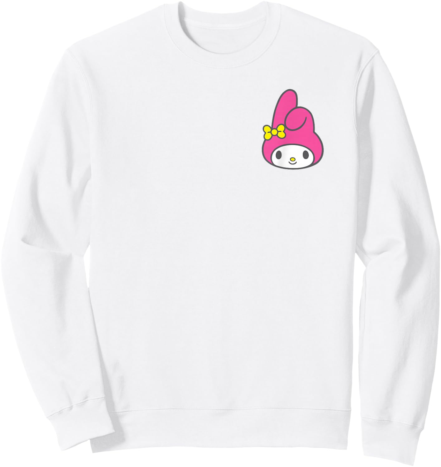 My Melody Front and Back Logo Shirt Sweatshirt - Sweatshirt | White