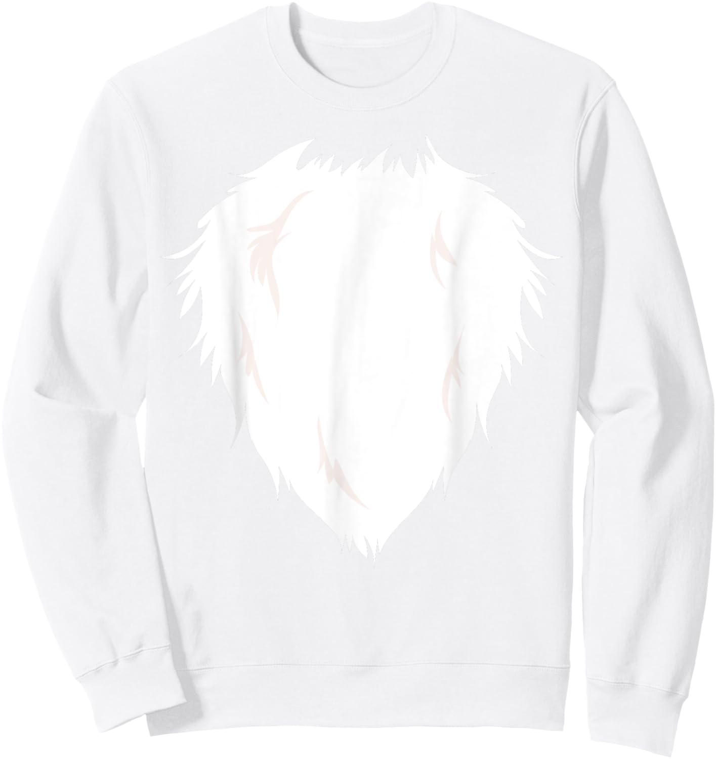 Fox Body Chest Costume Easy Halloween Costume Gift Funny Sweatshirt - Sweatshirt | White