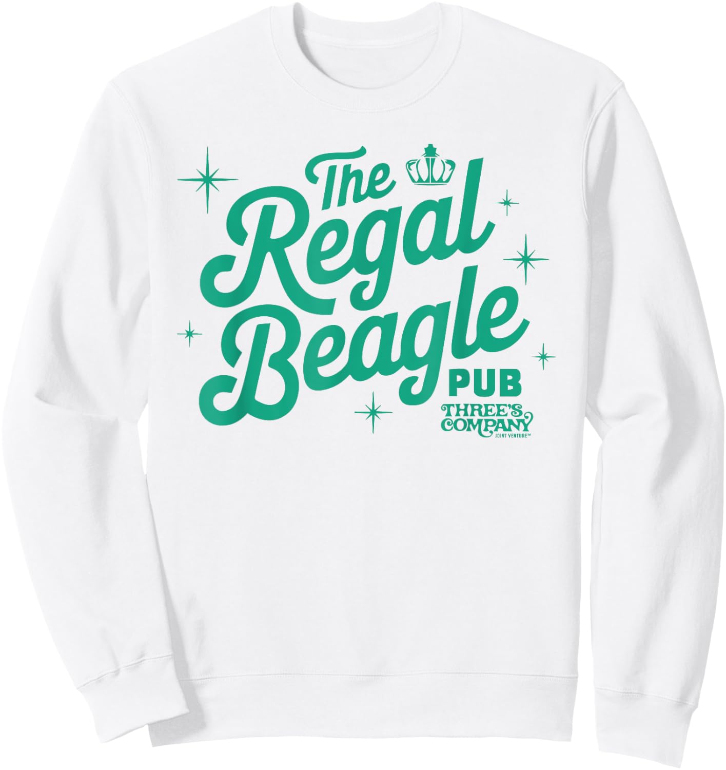 The Regal Beagle Pub Vintage Three's Company Logo Sweatshirt - Sweatshirt | White