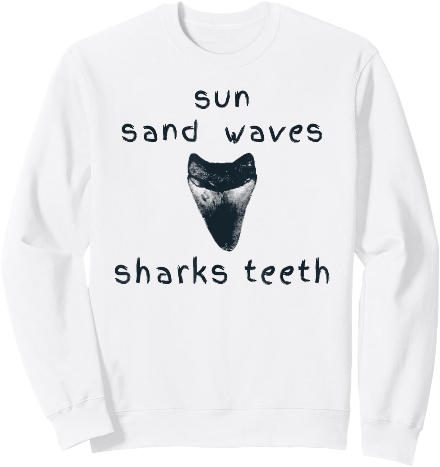 Sharks-teeth Hunter Women Children Sweatshirt - Sweatshirt | White