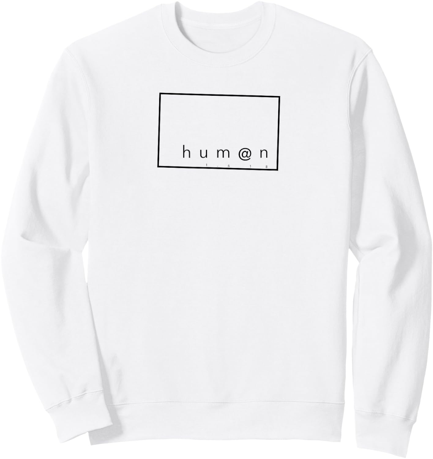 Human 1.618 Sample Shirt Sweatshirt - Sweatshirt | White