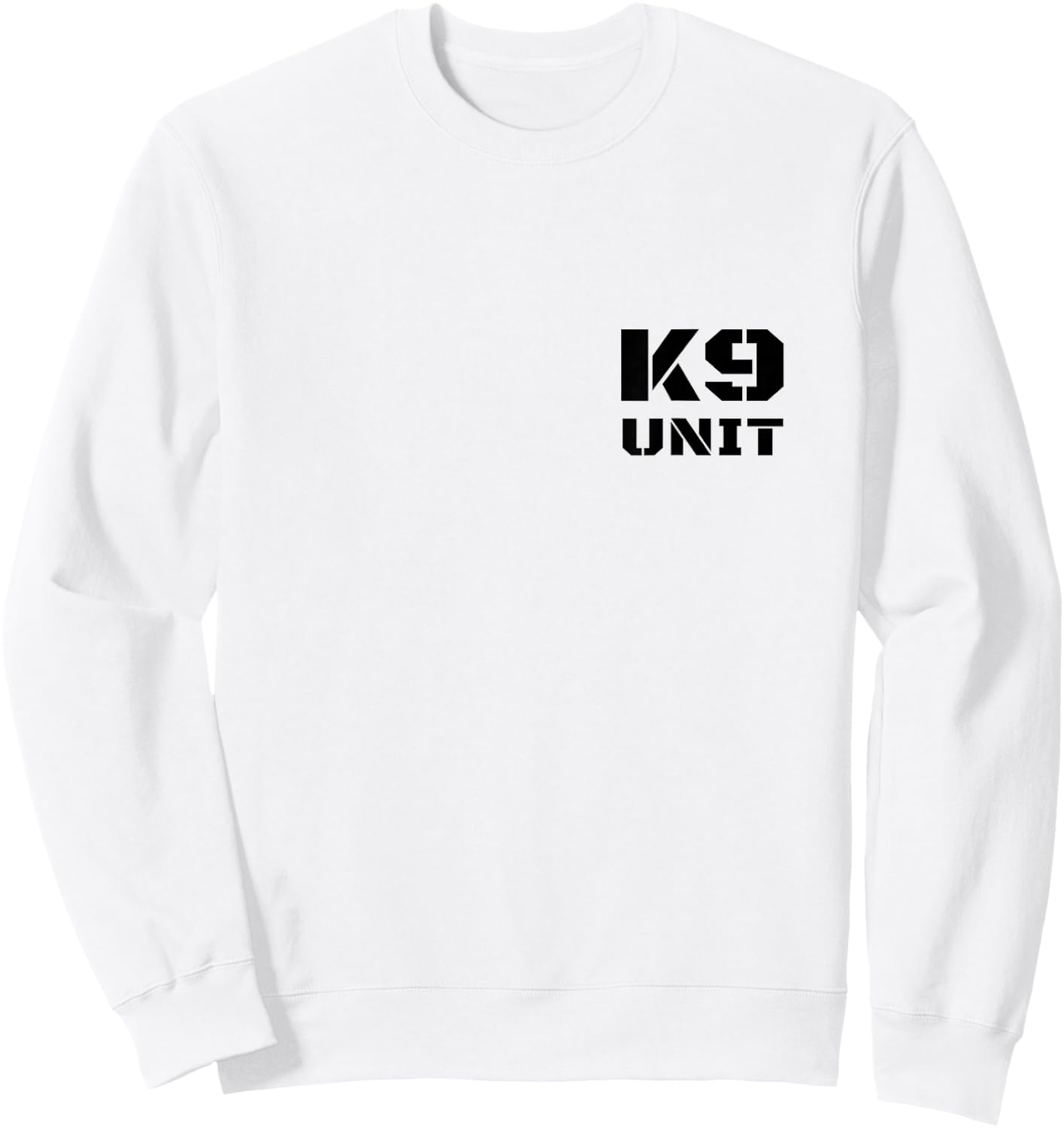 K9 Unit Uniform K-9 Team Officer Police Dog Handler On Duty Men Women Girls Kids Sweatshirt - Sweatshirt | White