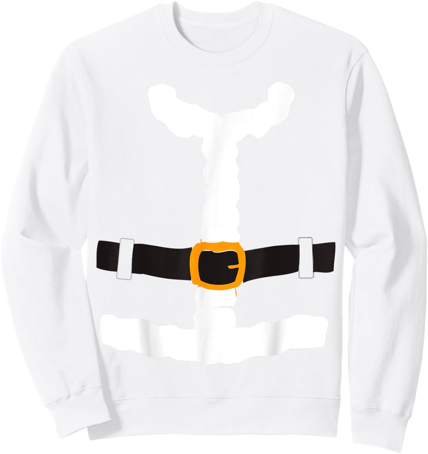 Santa Claus Costume Sweatshirt - Sweatshirt | White