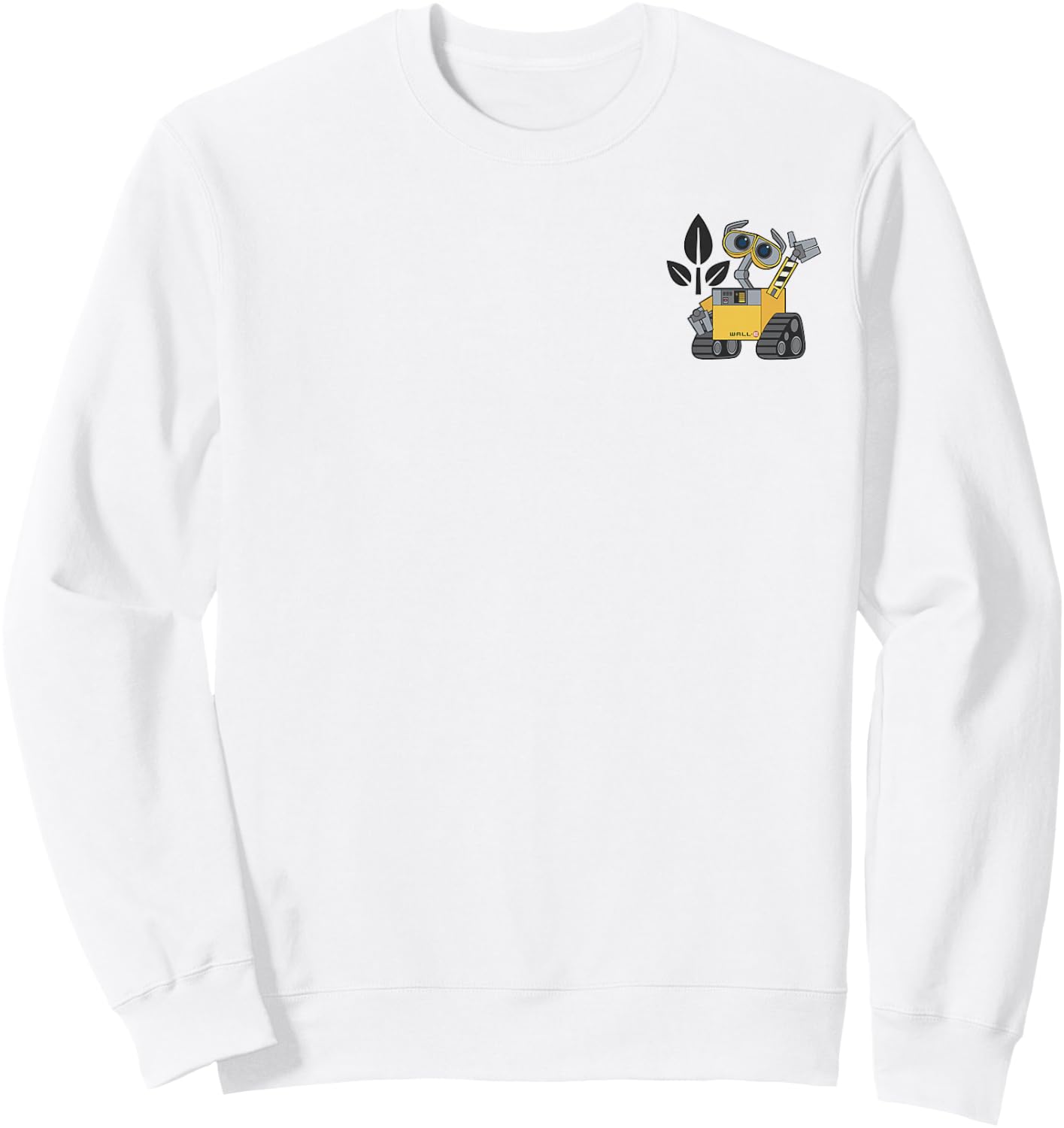 Disney Pixar Wall-E Left Chest Pocket Portrait Small Sweatshirt - Sweatshirt | White