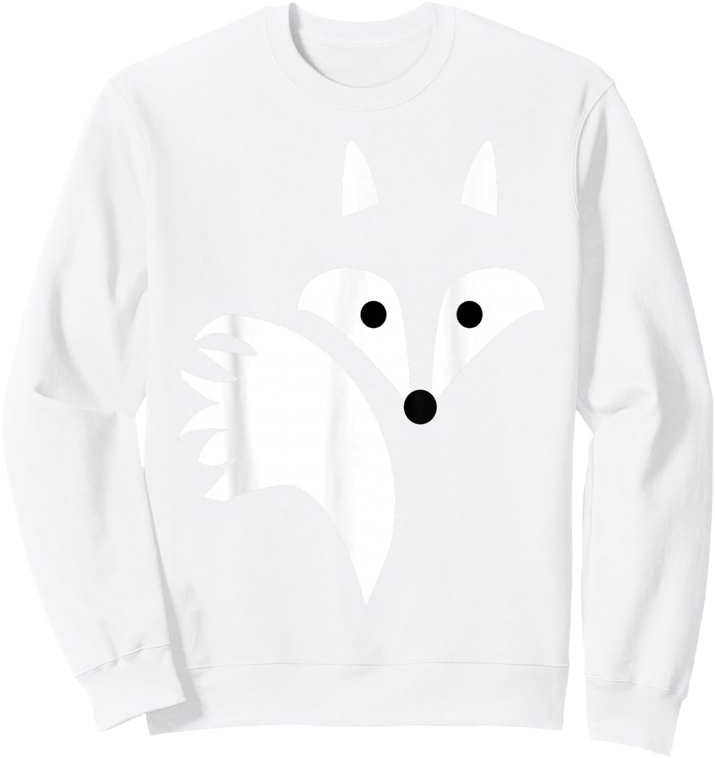Cute Red Fox Sweatshirt - Sweatshirt | White