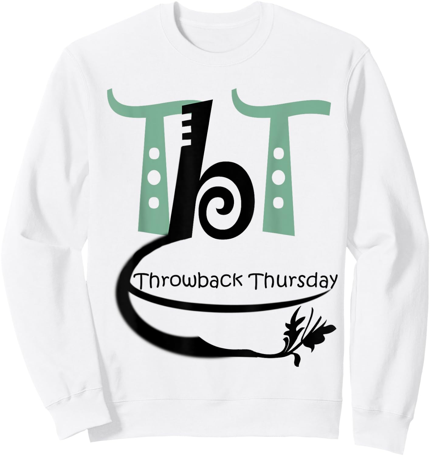 Throwback Thursday cool , TBT , tbt Sweatshirt - Sweatshirt | White