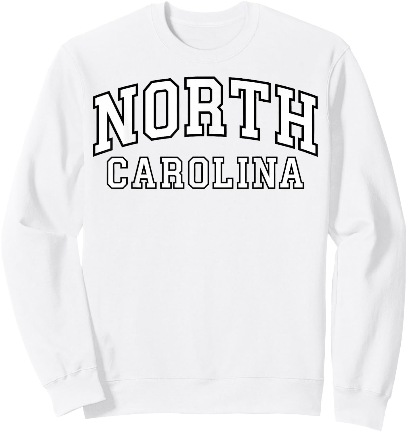 North Carolina NC Vintage Design Men Women Kids Sweatshirt - Sweatshirt | White