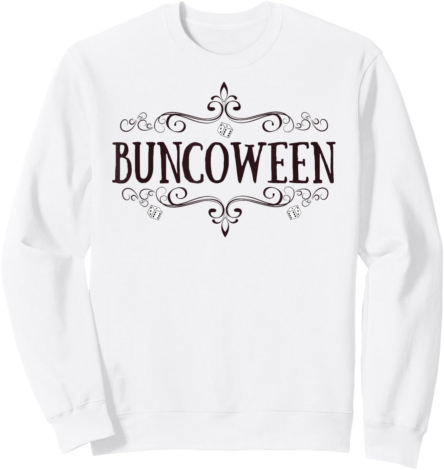 Halloween Bunco Night Dice Buncoween Sweatshirt - Sweatshirt | White