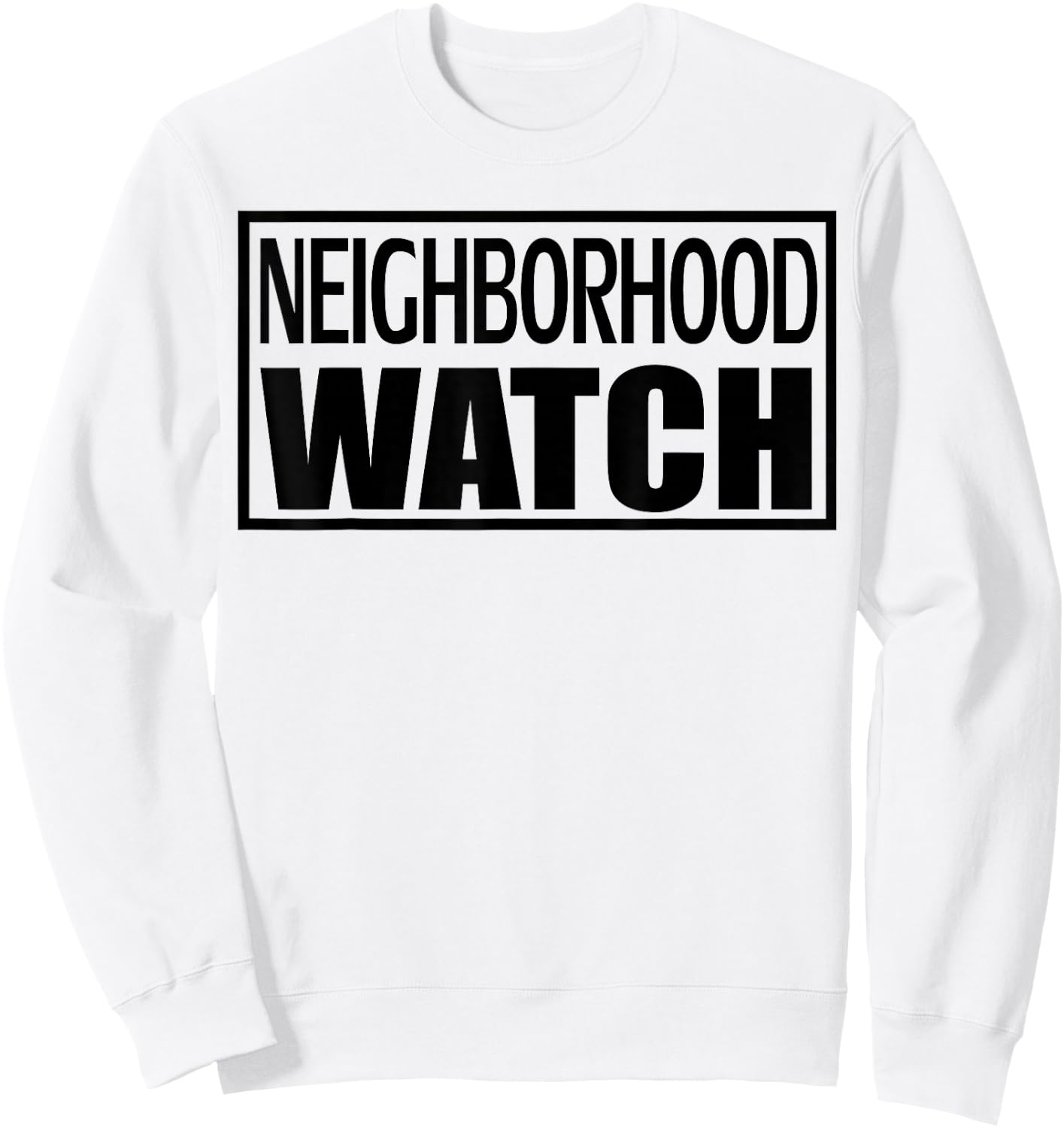 Neighborhood Watch Sweatshirt - Sweatshirt | White