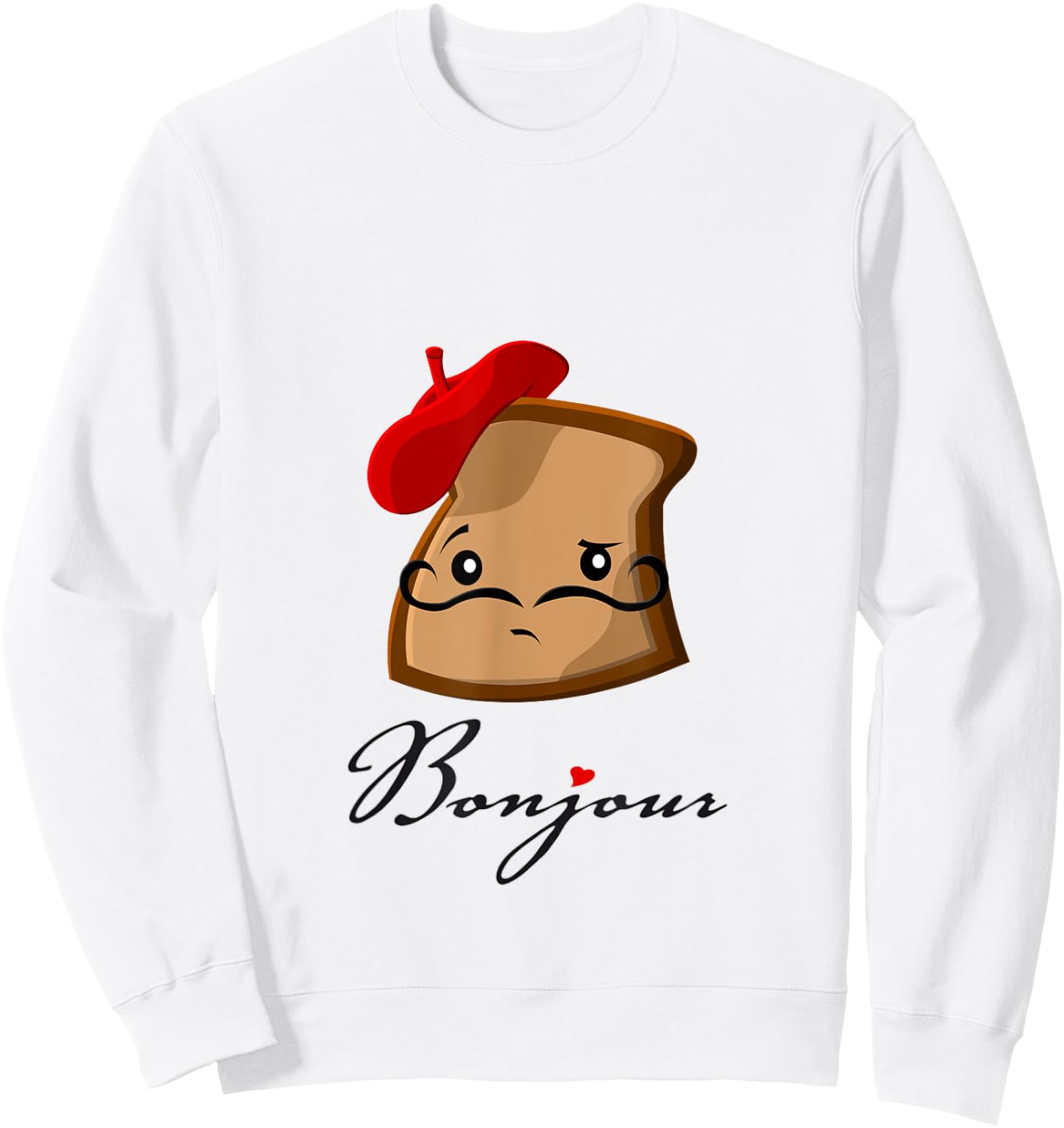Cute National French Toast Day Chapeau T Shirt Gift Sweatshirt - Sweatshirt | White