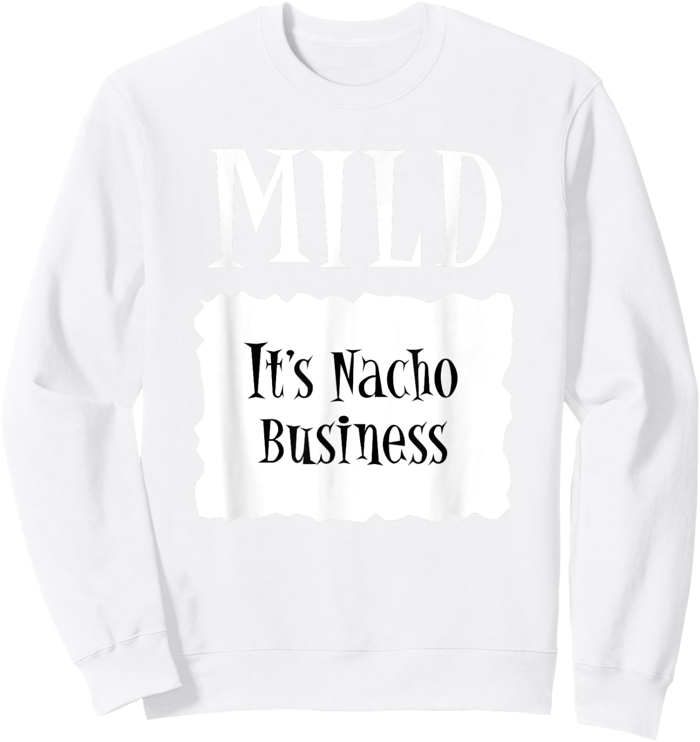 MILD - Hot Packet Halloween Taco Costume Sweatshirt - Sweatshirt | White