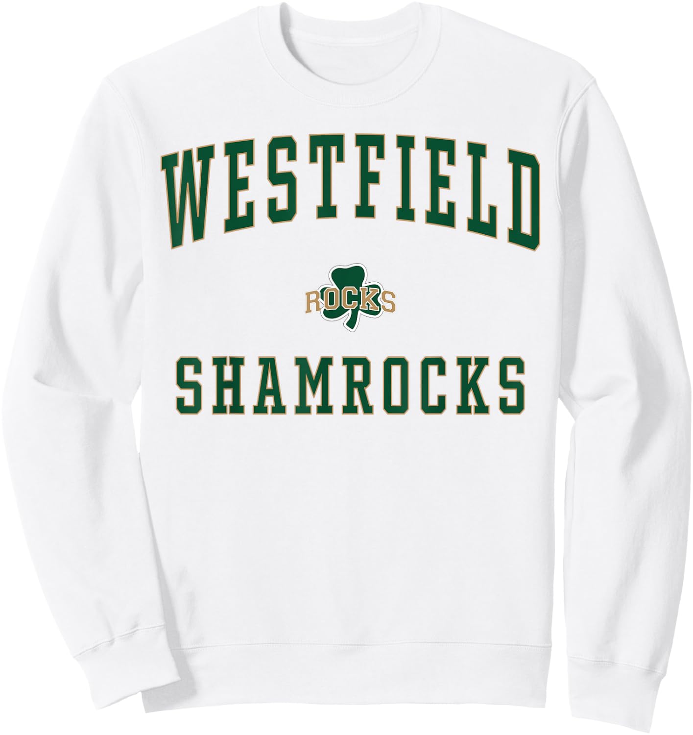 Westfield High School Shamrocks Sweatshirt - Sweatshirt | White