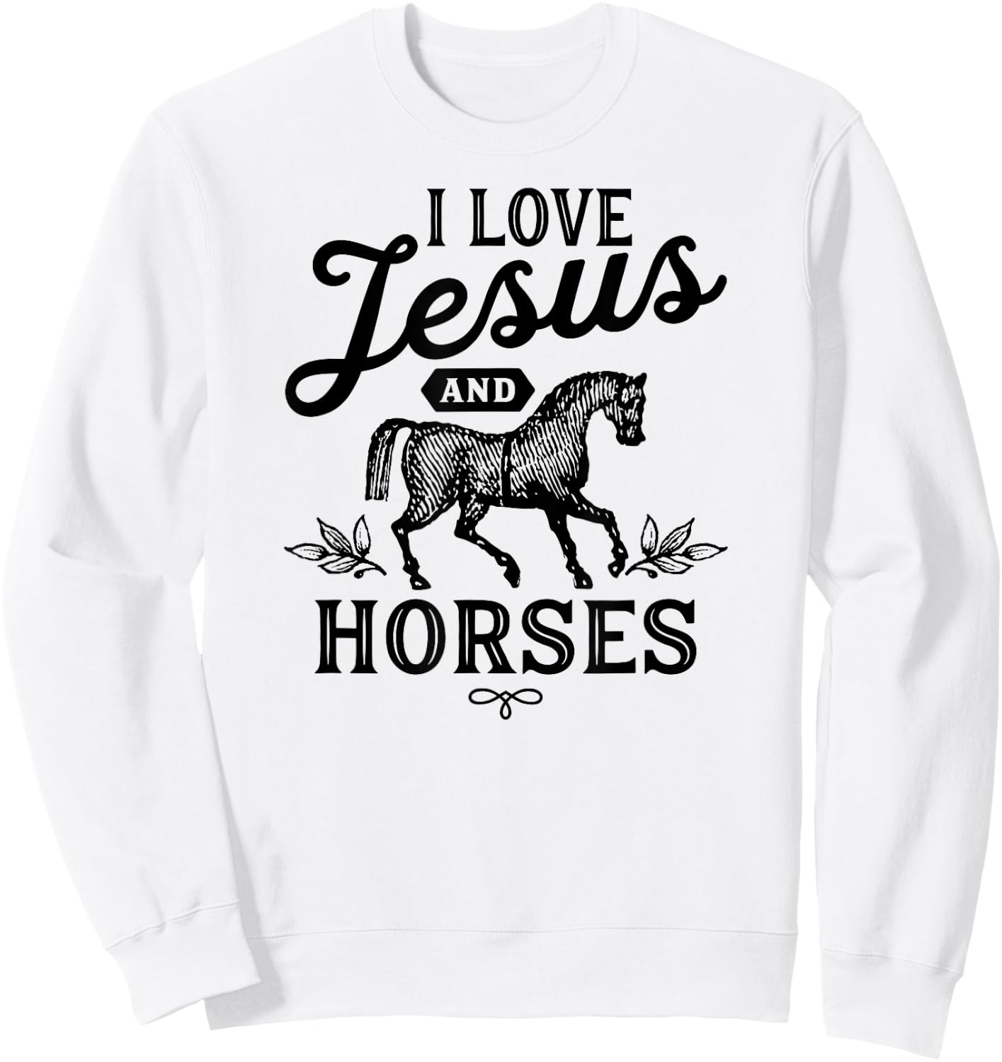 Equestrian Shirt - Horse Shirt - Horse Riding Shirt - Horse Sweatshirt - Sweatshirt | White