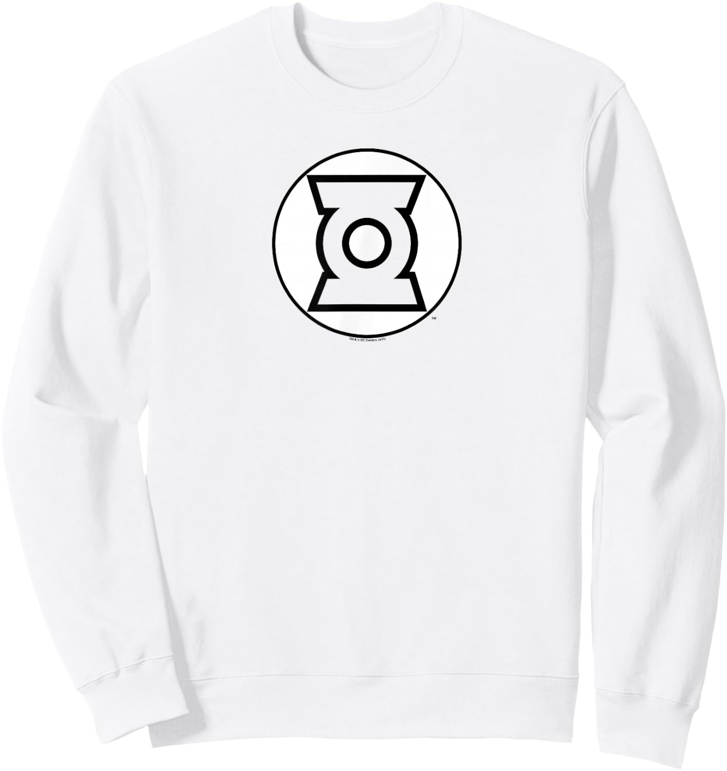 Green Lantern Logo Sweatshirt - Sweatshirt | White