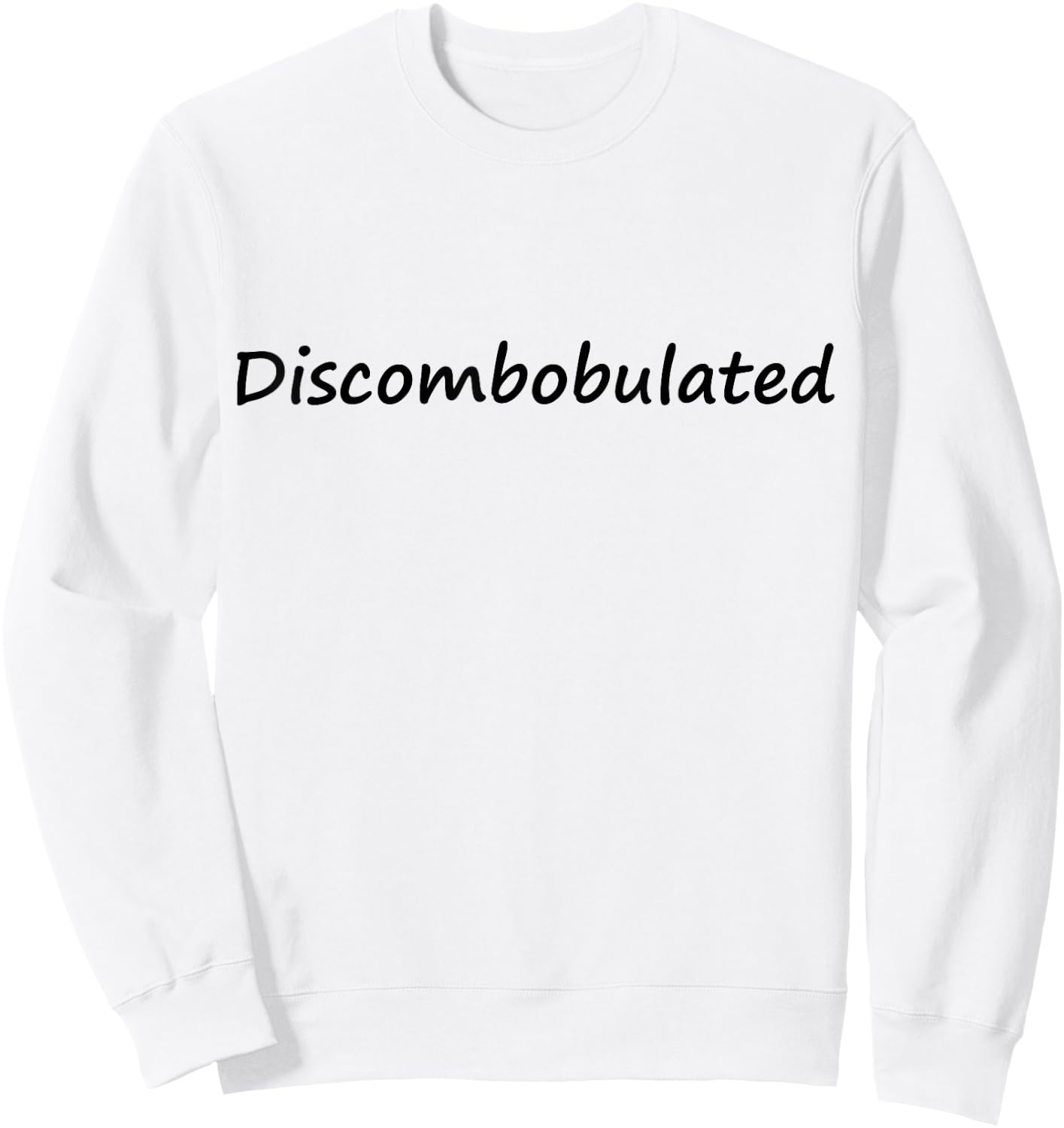 Discombobulated Stuff Discombobulated - Grey, Small, Classic Fit, , Short Sleeve, -Adults, Casual, All Seasons Sweatshirt - Sweatshirt | White