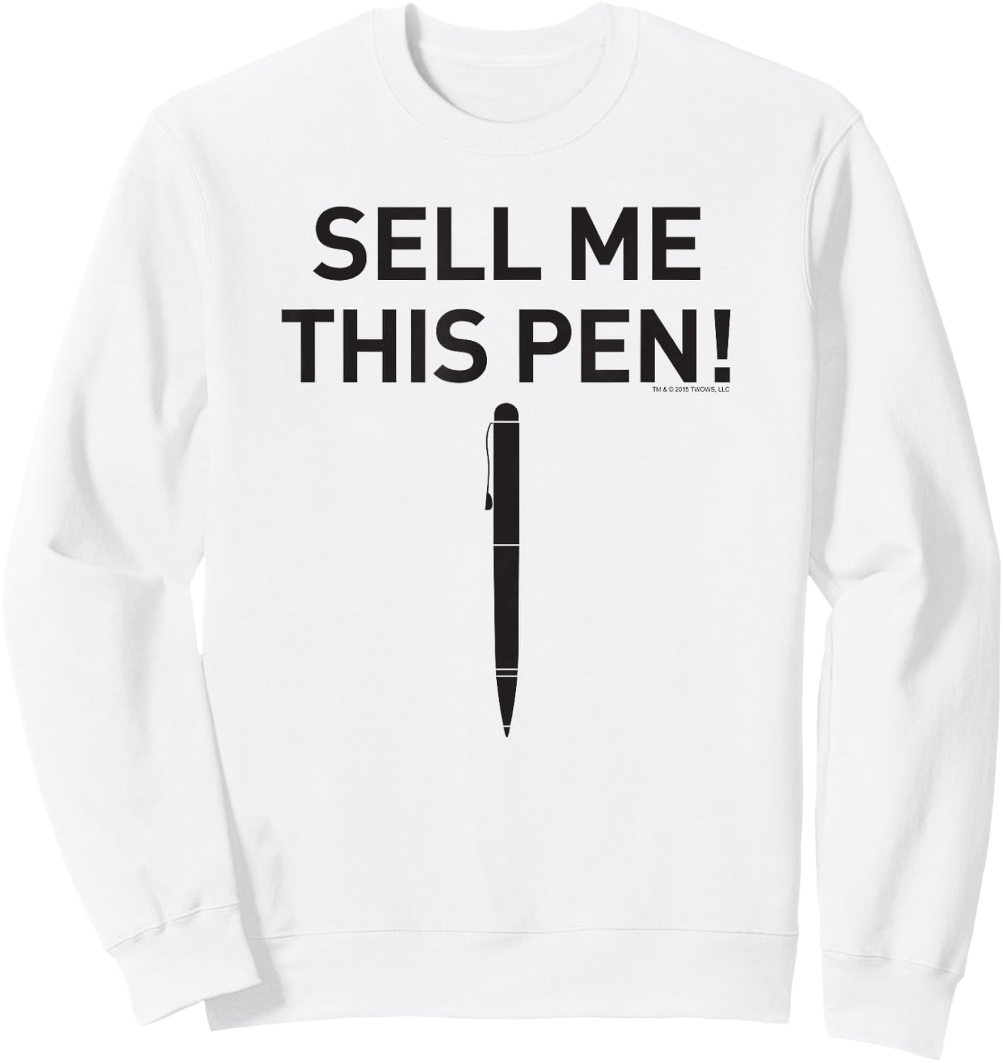 Wolf of Wall Street Sell Me This Pen Sweatshirt - Sweatshirt | White