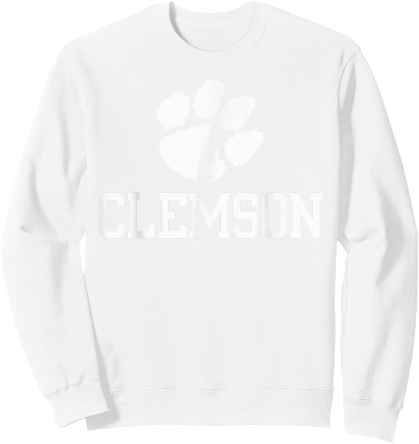 Clemson Tigers Sportsmanship Orange Officially Licensed Sweatshirt - Sweatshirt | White