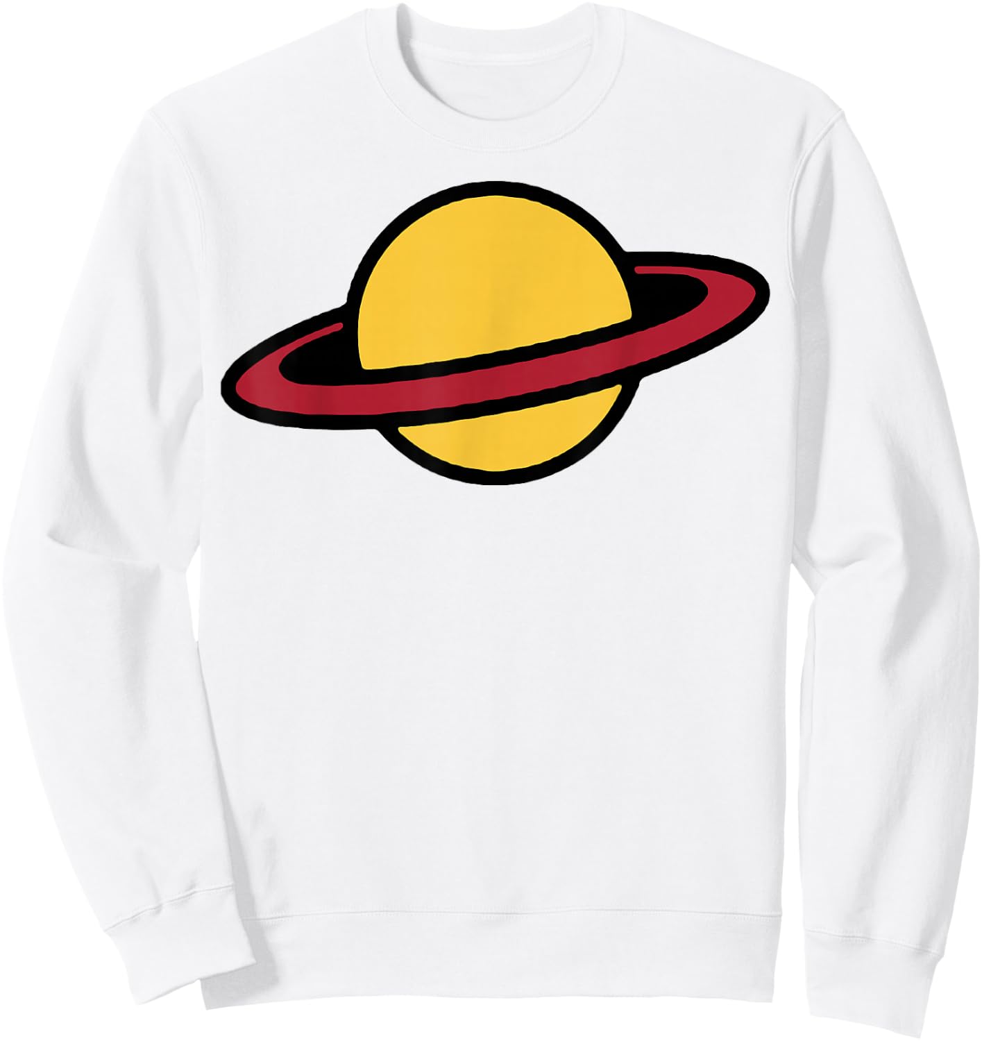 Rugrats Chuckie Classic Saturn Graphic Sweatshirt - Sweatshirt | White