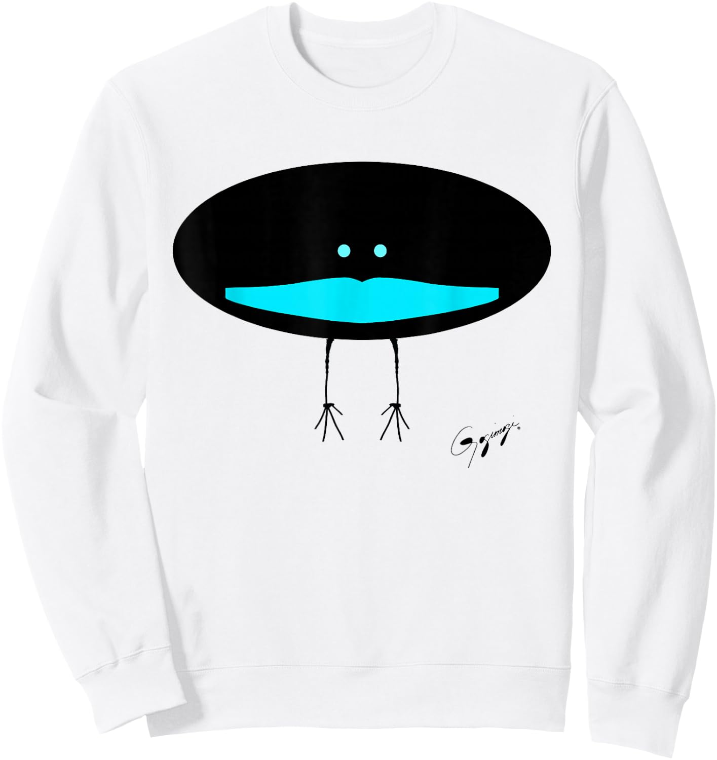 Superb Bird of Paradise Graphic by Gogimogi Sweatshirt - Sweatshirt | White